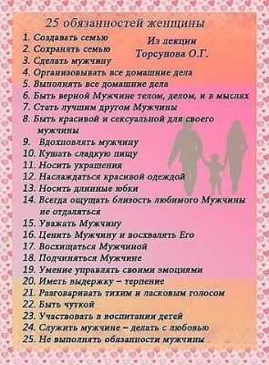 25 обязанностей женщин.jpg (58.39 КБ) Просмотров: 14972 25 обязанностей женщин.jpg